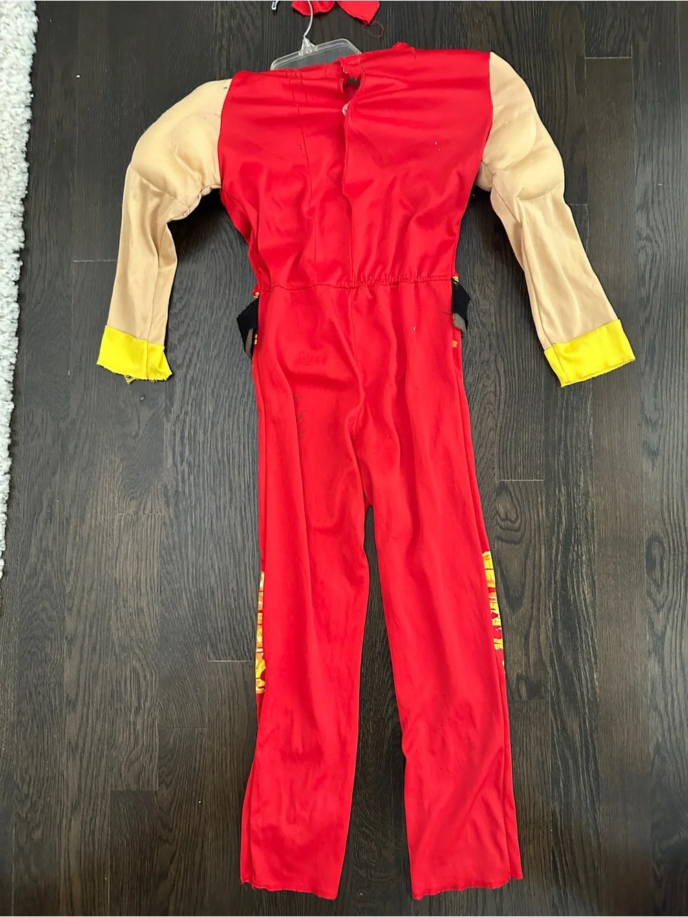 Hulkamania Red Wrestler Kids Costume with Championship Belt